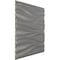 Ekena Millwork 19 5/8in. W x 19 5/8in. H Ripple EnduraWall Decorative 3D Wall Panel Covers 2.67 Sq. Ft. WP20X20RPCST - alternate 5